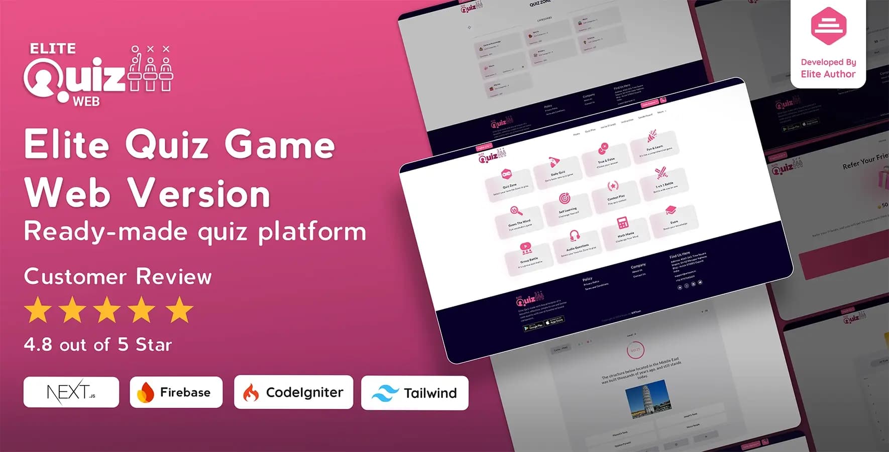 Elite Quiz - Trivia Quiz | Quiz Game - Web Version