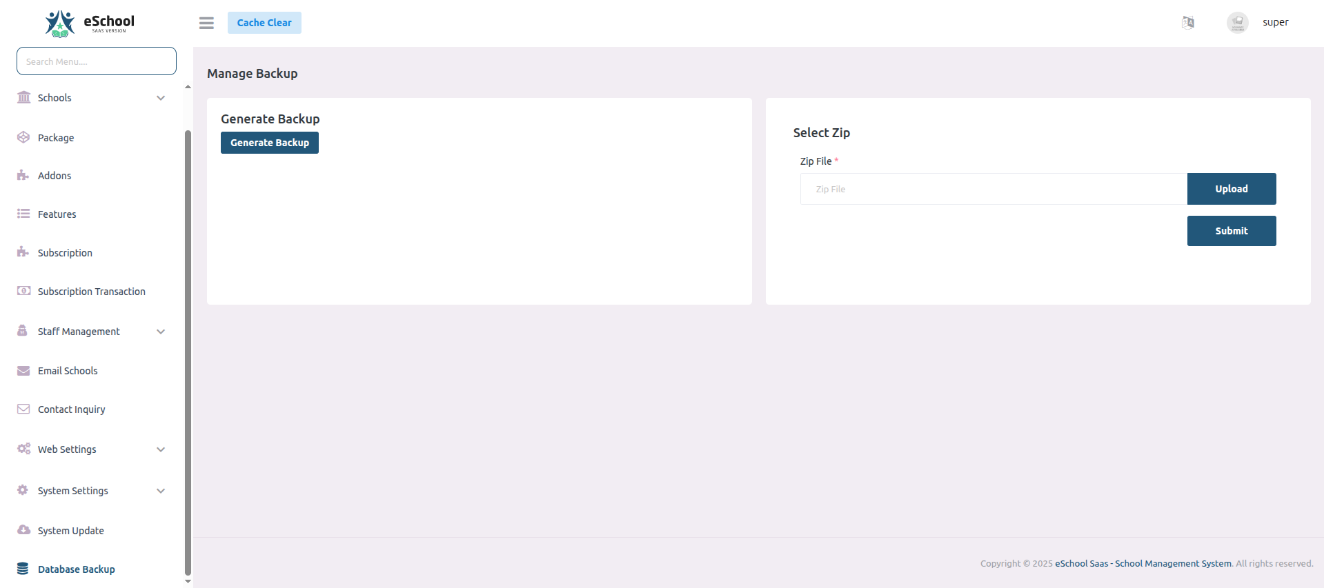 e-School SaaS