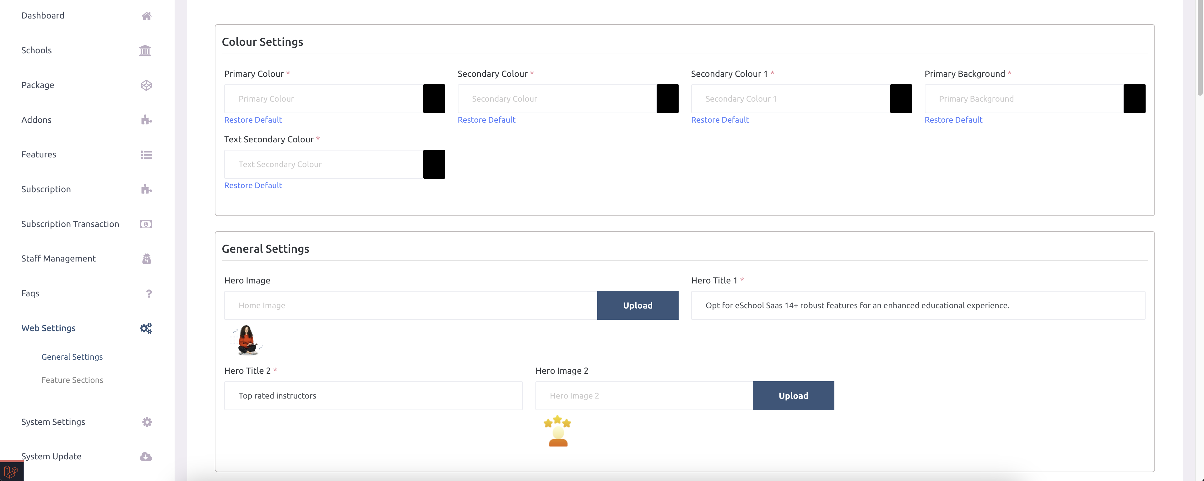 e-School SaaS