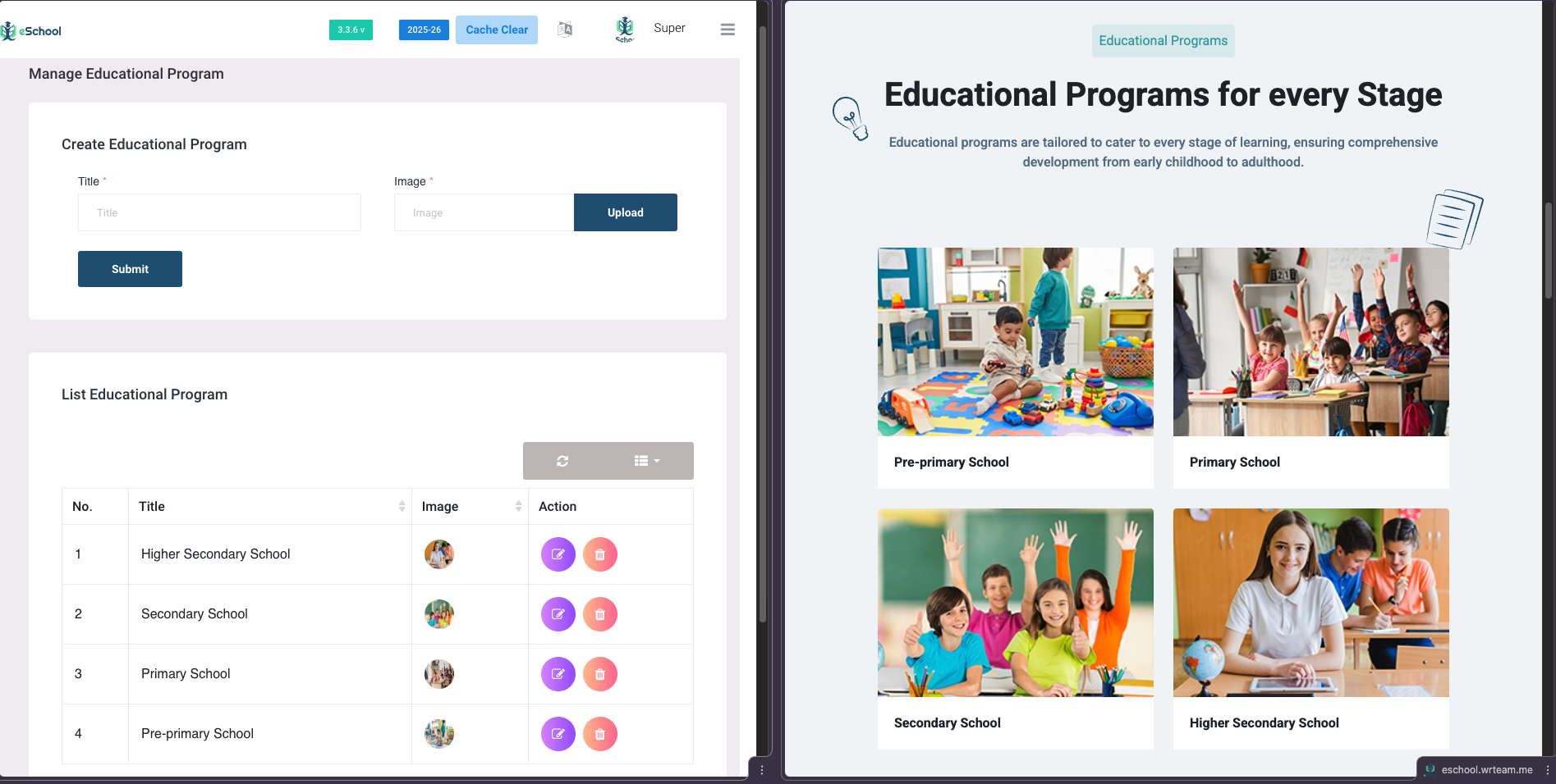 Education Programs