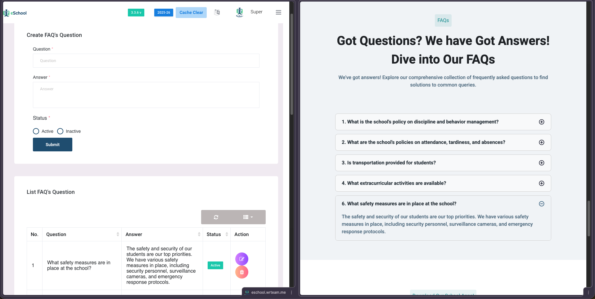 FAQs