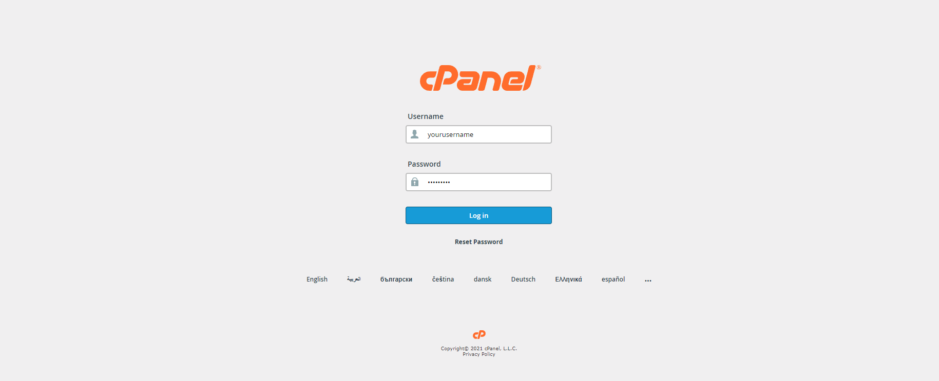 cPanel Login