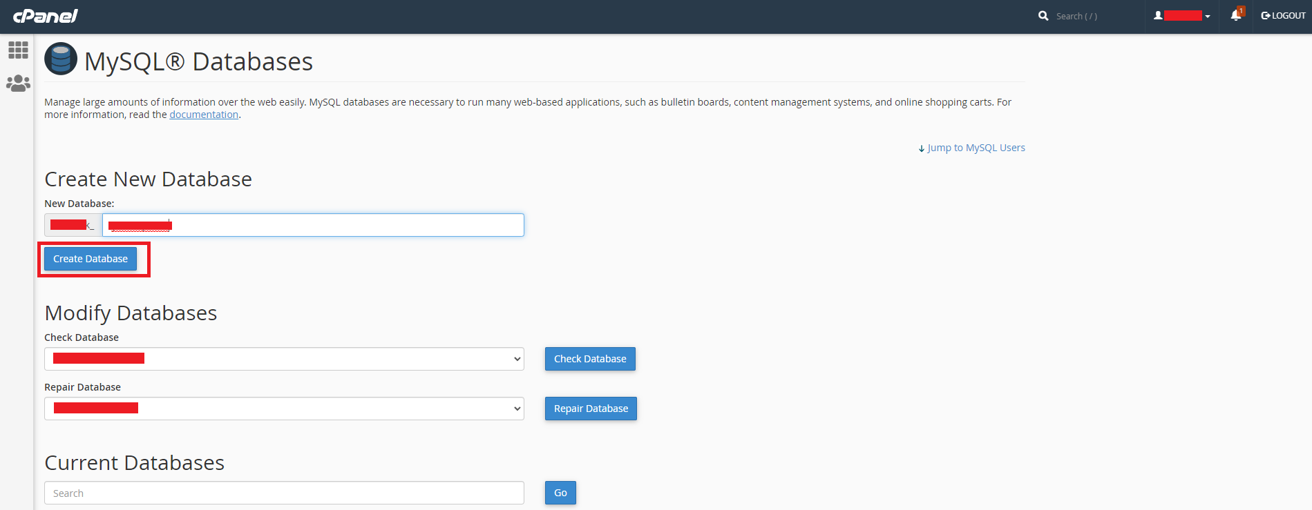 Create Database