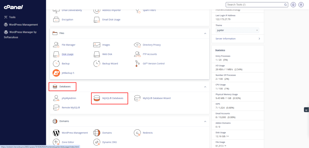 Create Database