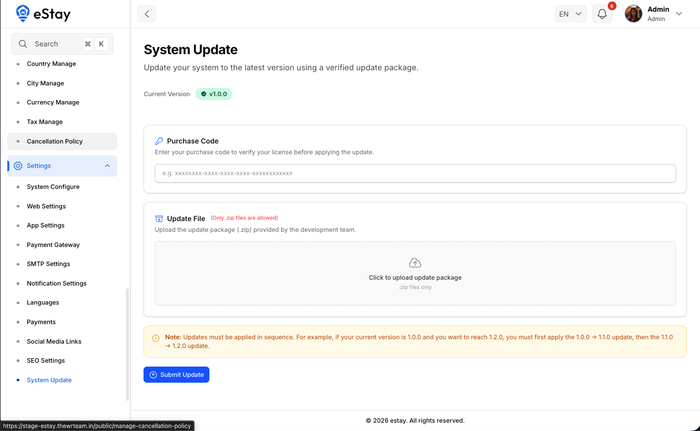 Update System