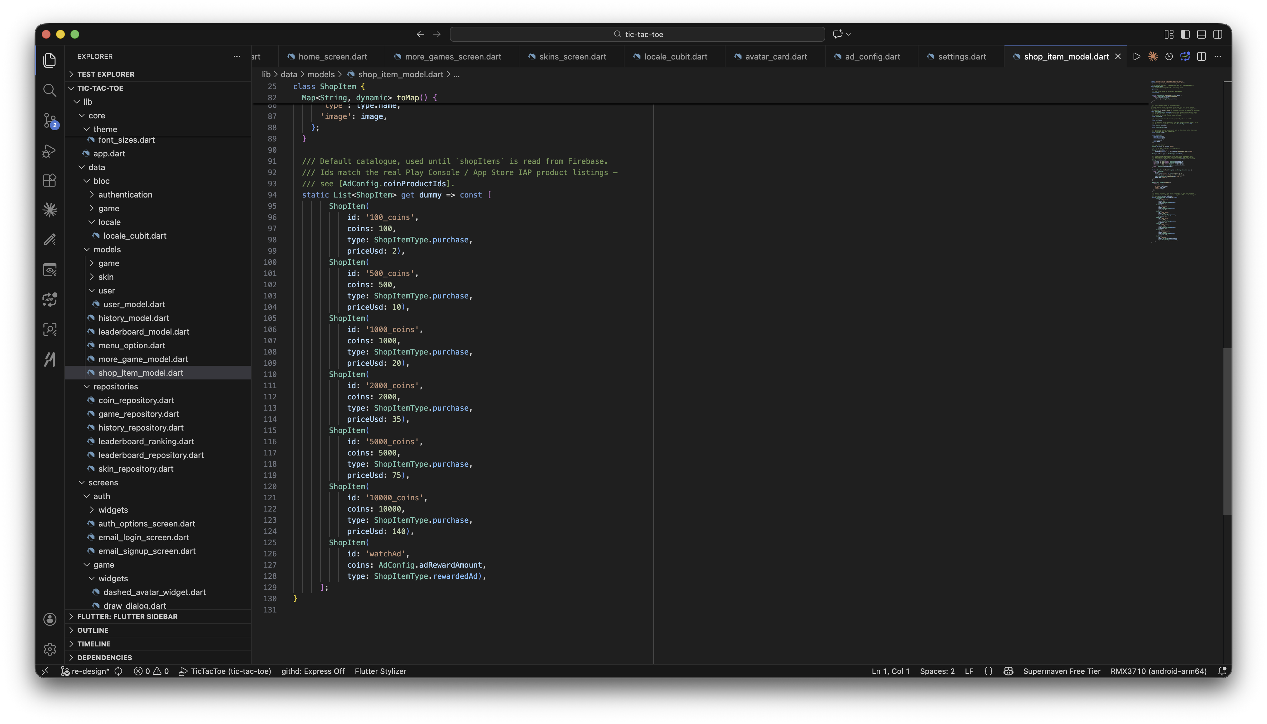 lib/data/models/shop_item_model.dart — ShopItem.dummy list